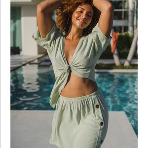 Toluca swim Victoria and Maria eucalyptus set